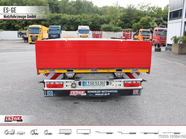 Remorcă cu platformă de lucru ES-GE Tandemanhänger - Containerverr.