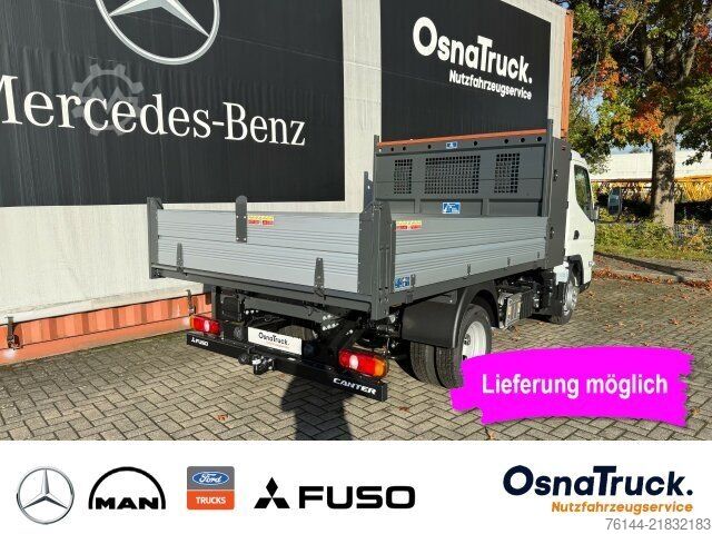 自卸货车面包车 FUSO 3C15 Hinterkipper+Box Klima,AHK 3,5t,Diff.-Sp.