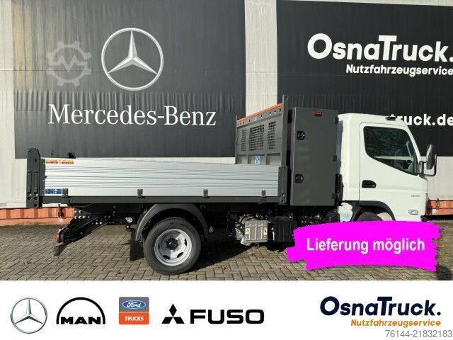 自卸货车面包车 FUSO 3C15 Hinterkipper+Box Klima,AHK 3,5t,Diff.-Sp.