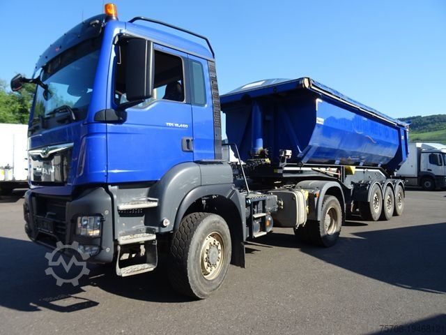 Tractor estándar MAN 18.460 TGS*4X4*kpl. Zug*Meierling 24m³ HalfPipe