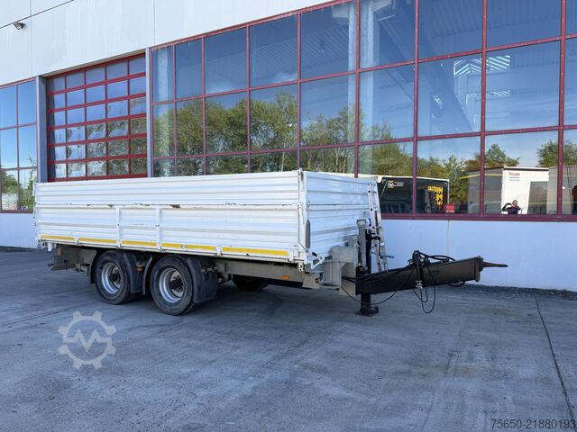 Nutzfahrzeug  18 t  18 t Tandemkipper- Tieflader, Aufsatzbordwände