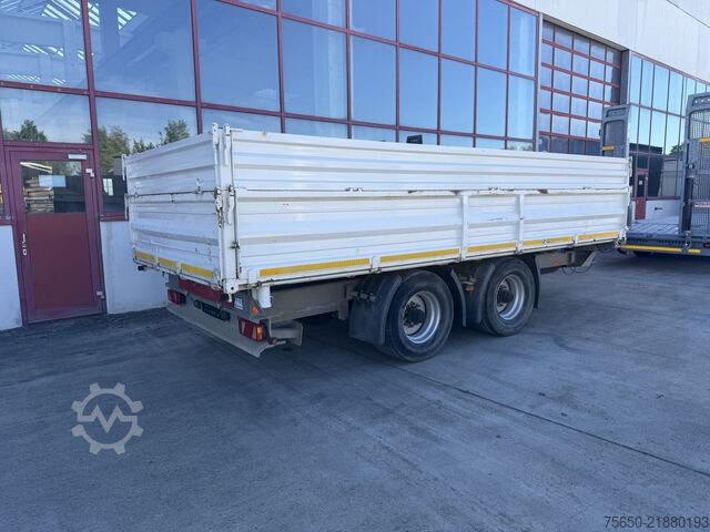 Nutzfahrzeug  18 t  18 t Tandemkipper- Tieflader, Aufsatzbordwände