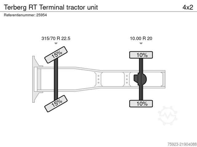 टेर्बर्ग RT टर्मिनल ट्रैक्टर यूनिट Terberg RT Terminal tractor unit