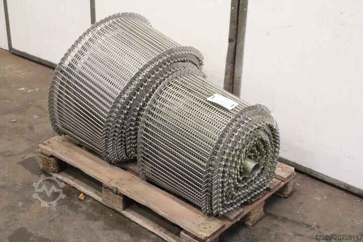 Линков колан за транспортьор от неръждаема стомана, 2 ролки Costacurta VICO FLEX-127-274-14-SF Breite 457 mm