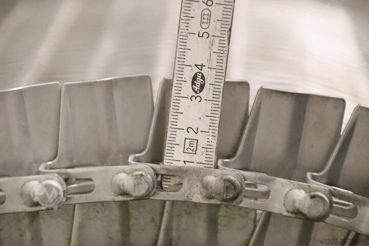 Curea transportoare cu balamale, oțel inoxidabil, 2 role Costacurta VICO FLEX-127-274-14-SF Breite 457 mm