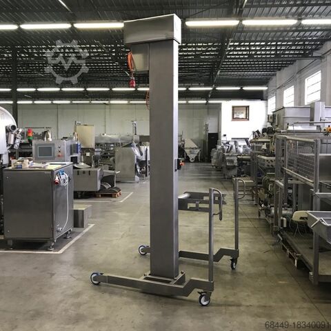 Chargeur mobile pour des bacs européens Barsso mobiele lift voor 200L normwagens