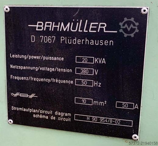 Aghrafator de masă cu cap dublu Bahmüller ZH 56