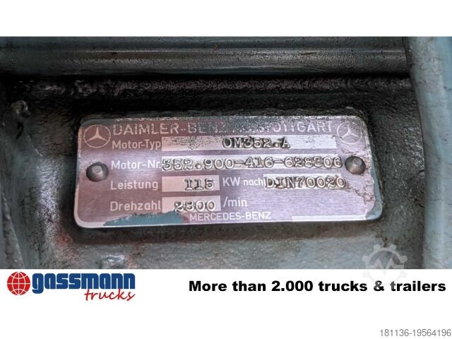 Sonderausbau-Transporter Unimog U52 411 4x4, Schmidt Schneefräse mit Separatmotor