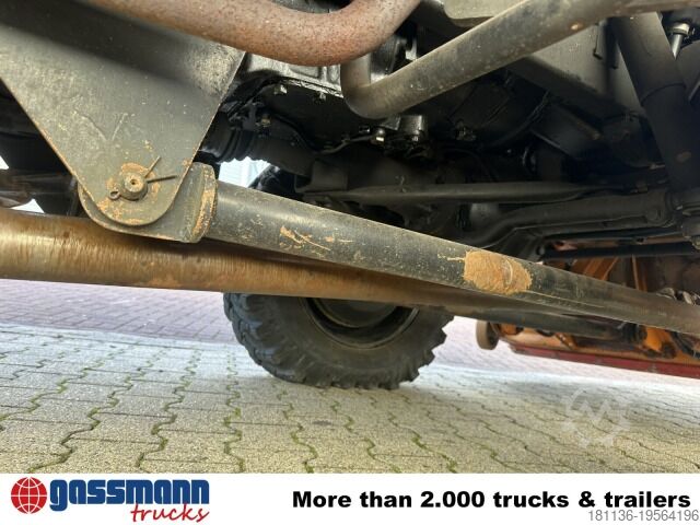 Sonderausbau-Transporter Unimog U52 411 4x4, Schmidt Schneefräse mit Separatmotor