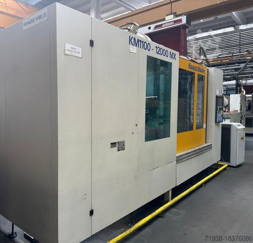 Máquina de moldeo por inyección KraussMaffei KM 1100 – 12000 MX
