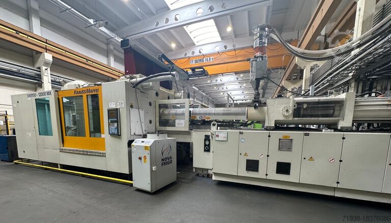 Máquina de moldeo por inyección KraussMaffei KM 1100 – 12000 MX