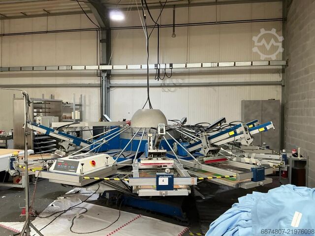Serigrafi makinesi MHM Synchroprint SPS 12Z08 – Automatic Carou