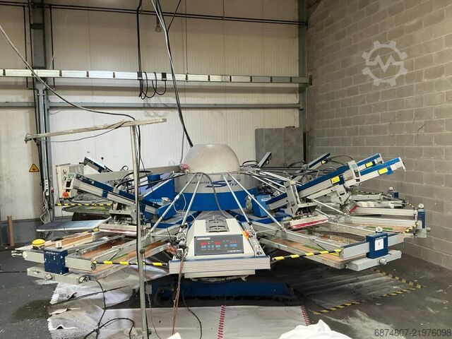 Serigrafi makinesi MHM Synchroprint SPS 12Z08 – Automatic Carou