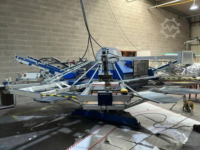 Serigrafi makinesi MHM Synchroprint SPS 12Z08 – Automatic Carou