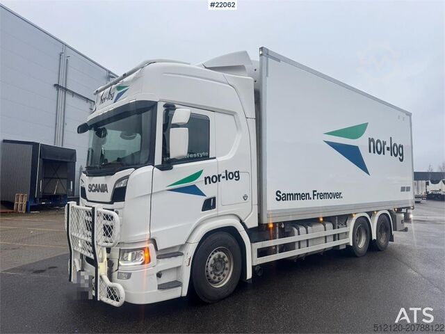 Koffer Scania R660 6x4 box truck with refrigeration/freezer unit