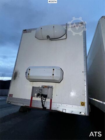 Koffer Limetec semi-trailer with full side opening.