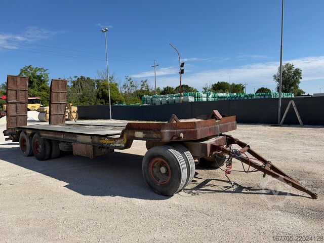 žemagrindė puspriekabė statybos technikos transportavimui CTC RP26S