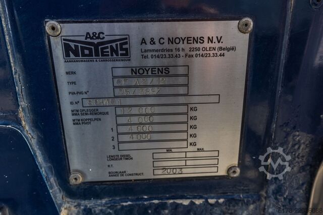 Box body NOYENS MARKTWAGEN