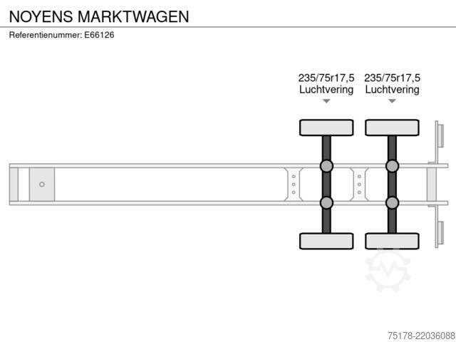Box body NOYENS MARKTWAGEN