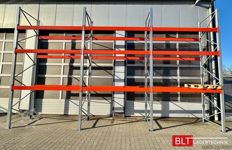Estante resistente ca. 8,4 lfm. Palettenregal H: 500 cm Fachlast : 4500 kg , Schwerlastregal