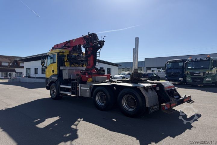 ট্রাকে সংযুক্ত ক্রেন MAN TGS 33.480 6x4 SRX47 / Swiss-Vehicle