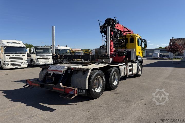 ট্রাকে সংযুক্ত ক্রেন MAN TGS 33.480 6x4 SRX47 / Swiss-Vehicle