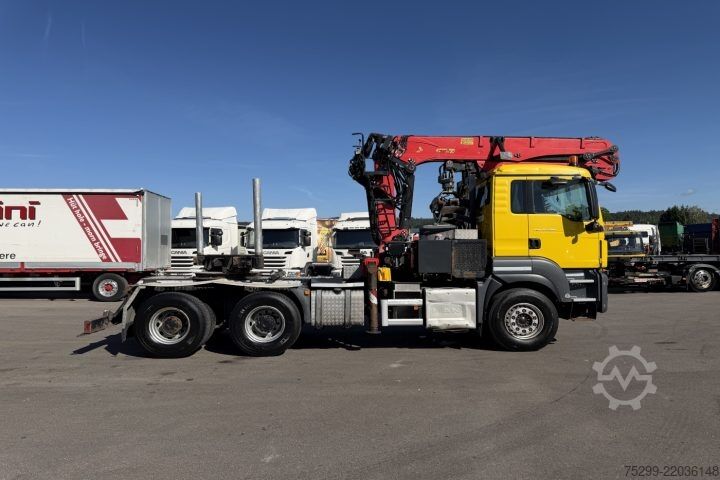ট্রাকে সংযুক্ত ক্রেন MAN TGS 33.480 6x4 SRX47 / Swiss-Vehicle