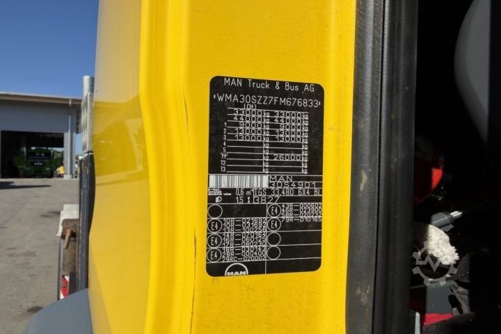 ট্রাকে সংযুক্ত ক্রেন MAN TGS 33.480 6x4 SRX47 / Swiss-Vehicle