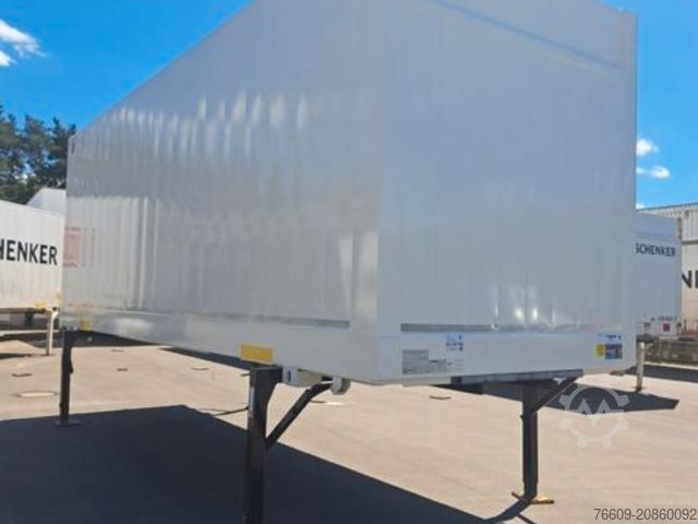 Maiņu virsbūves piekabe KRONE Heck Alu.- Rolltor