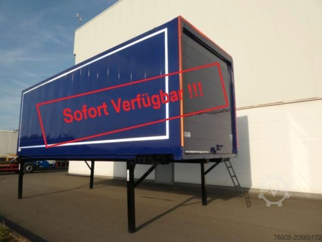 Maiņu virsbūves piekabe KRONE Heck Alu.- Rolltor