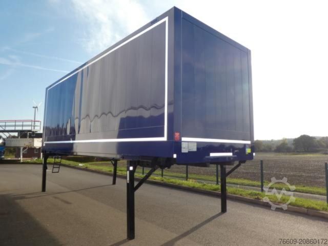 Maiņu virsbūves piekabe KRONE Heck Alu.- Rolltor