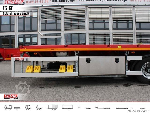 Semirremolque con plataforma de trabajo FAYMONVILLE Telemax Megatrailer - doppelt teleskopierbar