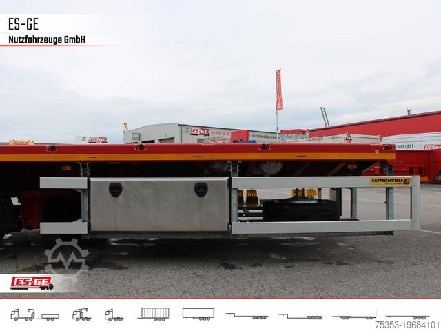 Semirremolque con plataforma de trabajo FAYMONVILLE Telemax Megatrailer - doppelt teleskopierbar