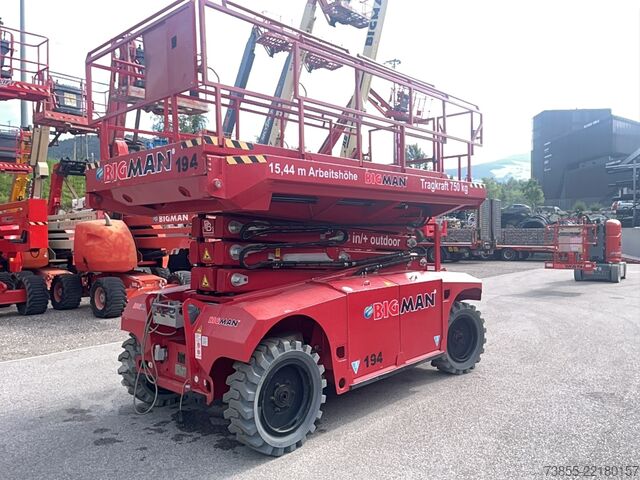 कैंची लिफ्टिंग टेबल PB Lifttechnik PB S151-19E 4x4 (15m)