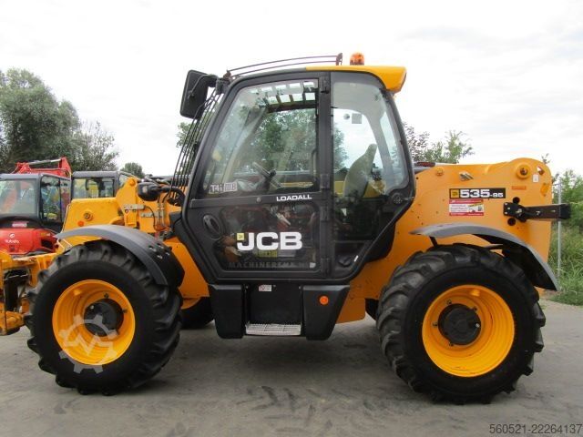 Stífur fjarskipti JCB 535-95 mit Palettengabel + Schnellwechsler