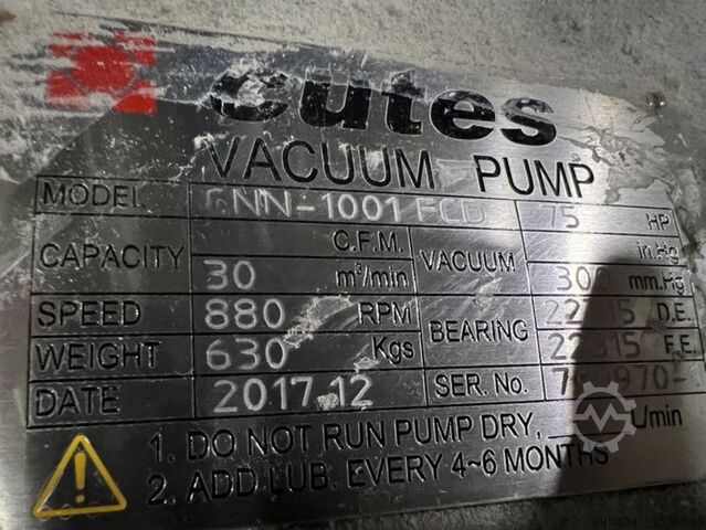 Popieriaus masės termoformavimo mašina Taiwan Pulp Molding TPM-1500