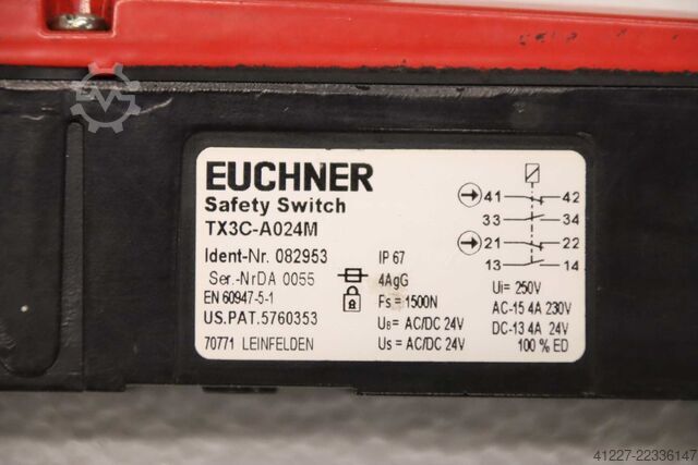Interruptor de segurança Euchner TX3C-A024M  082953