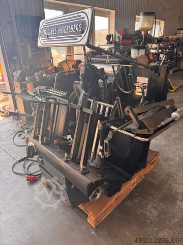 活字印刷機 Heidelberg Tiegel A4