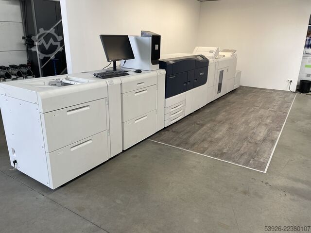 Máquina de impresión digital Xerox Versant 4100 Press incl. Finisher, Paper Deck