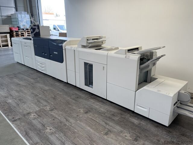 Máquina de impresión digital Xerox Versant 4100 Press incl. Finisher, Paper Deck