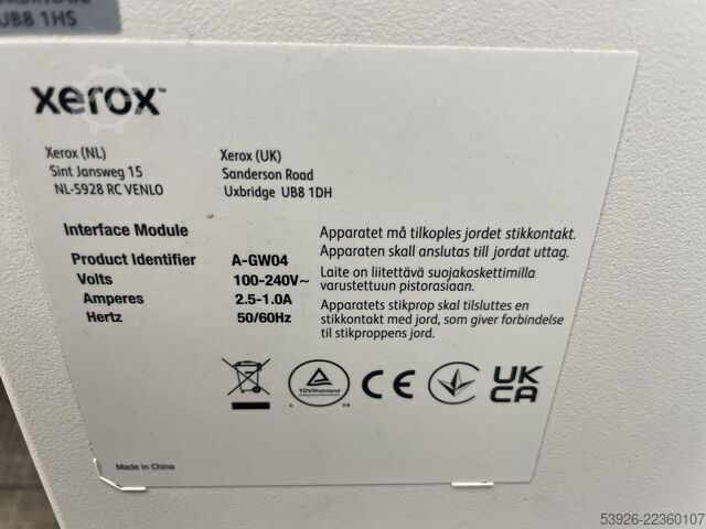Máquina de impresión digital Xerox Versant 4100 Press incl. Finisher, Paper Deck