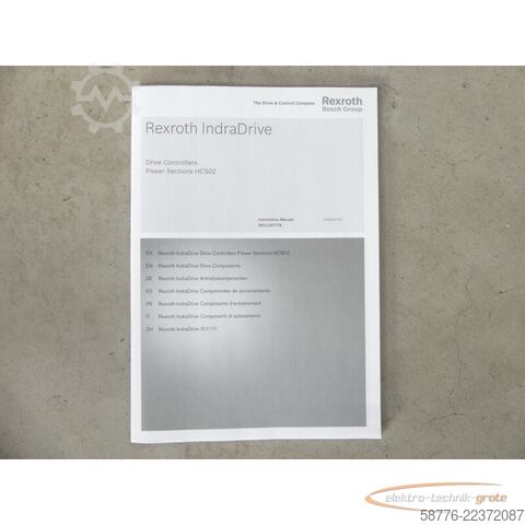  Rexroth Indradrive HCS02 HCS02.1E-W0012-A-03-NNNN MNR: R911305034 --