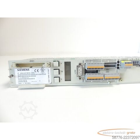  Siemens 6SN1118-0NH01-0AA0 Reglereinschub Version A SN T-S82026424