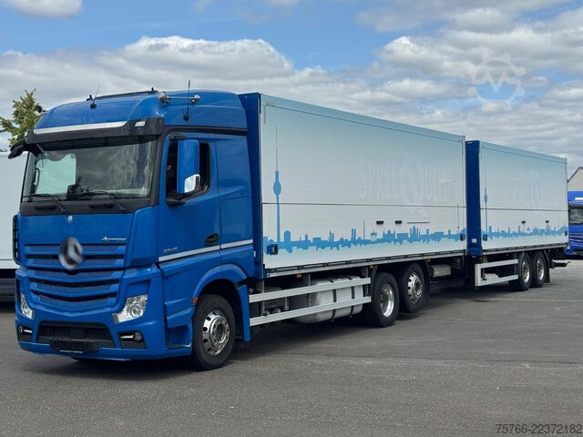 Φορτηγό μεταφοράς ποτών MERCEDES-BENZ ACTROS 2548 L / 2 x LBW / KOMPLETTZUG