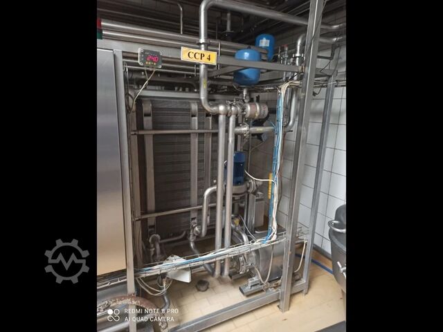 Pasteurizador de placas usado APV N35 10000 L/h APV N35