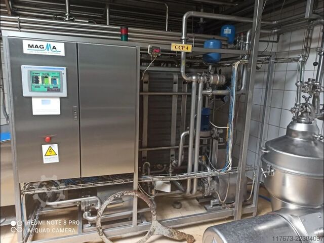 Pasteurizador de placas usado APV N35 10000 L/h APV N35