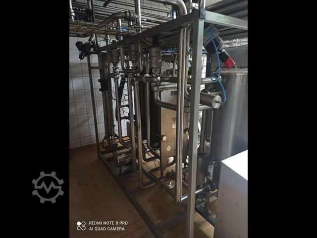 Pasteurizador de placas usado APV N35 10000 L/h APV N35