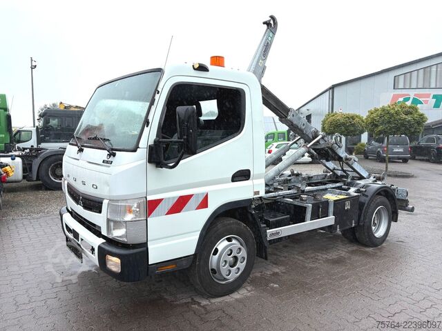 Furgonçinë me kiper FUSO Canter 7C18 Unsinn Abrollkipper mit Container!