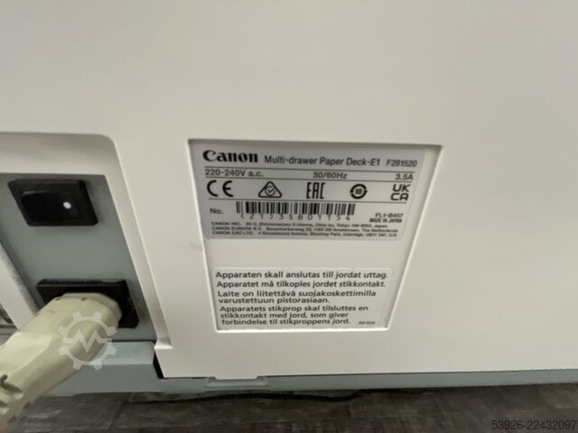  Canon imagePRESS V1000 incl. Paper Deck, Booklet Finisher and Duplex