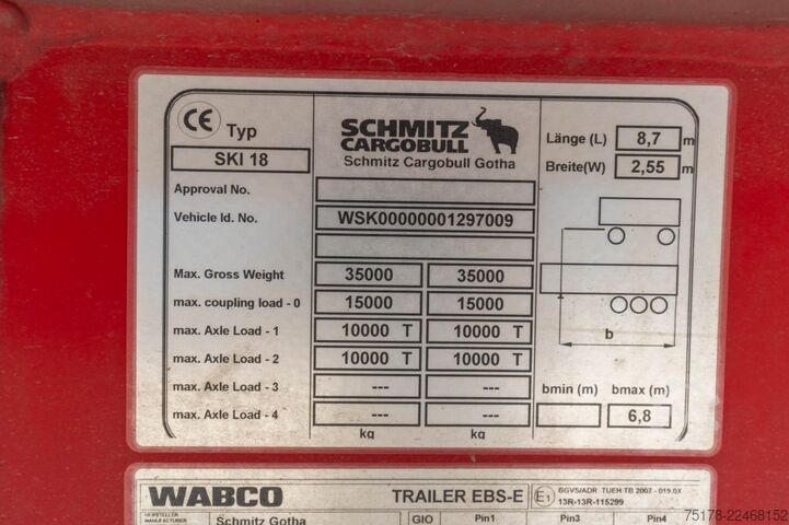 Volquete SCHMITZ SKI18-ALU-29M3